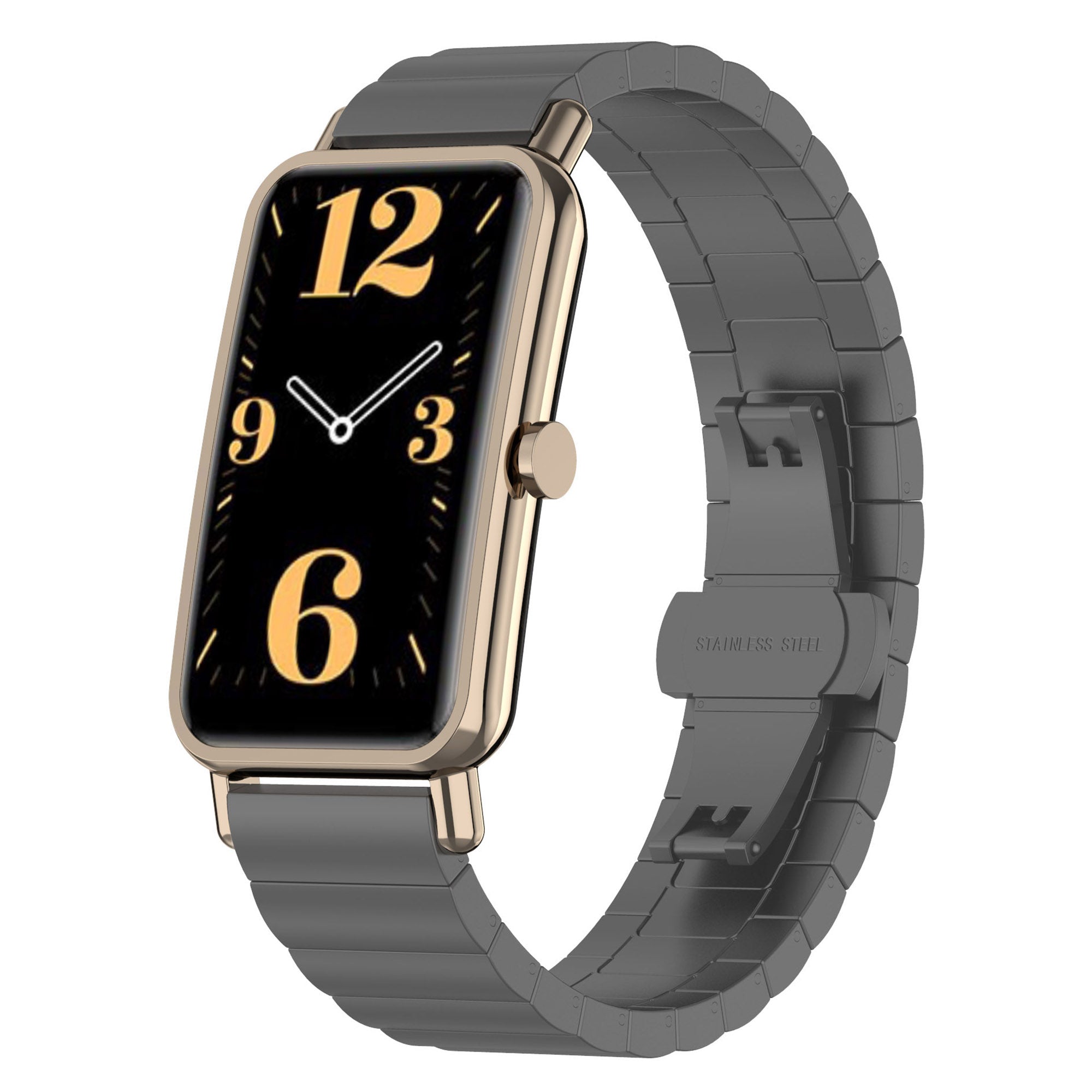For Huawei Watch Fit Mini 16mm Stainless Steel Watchband Smart Watch Strap Replacement For Huawei Watch Fit Mini 16mm Stainless Steel Watchband Smart Watch Strap Replacement